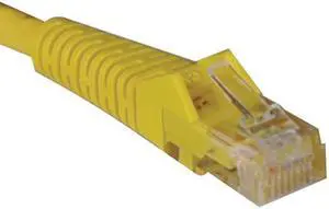 TRIPP LITE N001-025-YW 25 ft. Cat 5E Yellow 350MHz Snagless Molded Cable