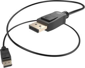 Unirise DP-06F-MM-V1.4 6 ft. Black DisplayPort Cables Male to Male