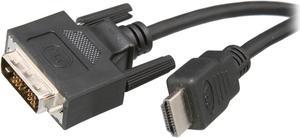 DAT 7307D 10 ft. Black HDMI to DVI Cable