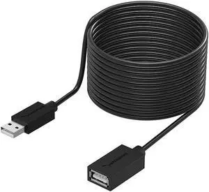 SABRENT CB-USBXT Transparent USB 2.0 Active Extension Cable Type A Male to Type A Female