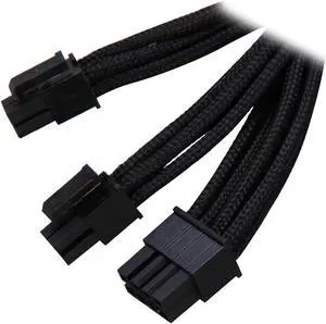 Silverstone PP06B-EPS75 2.46 ft. (0.75m) Sleeved EPS/ATX12V 8pin Cable