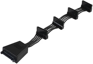 Silverstone SST-CP06 2.36 in. / 1.69 in. / 1.69 in. / 1.69 in. Black Four In One SATA Power Connectors With Stabilising Capacitors Silverstone SST-CP06 2.36 in. / 1.69 in. / 1.69 in. / 1.69 in. Black Four In One SATA Power Connectors With Stabilising Capacitors