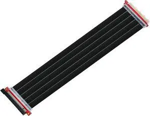 Silverstone RC04 SST-RC04B-400 15.75" (400mm) Flex PCIE3.0 x16 RiserCard Cable Silverstone RC04 SST-RC04B-400 15.75" (400mm) Flex PCIE3.0 x16 RiserCard Cable