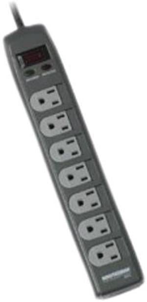 Minuteman MMS370 6 Feet 7 Outlets 1080 joule Surge Suppressor with Child Safety Covers