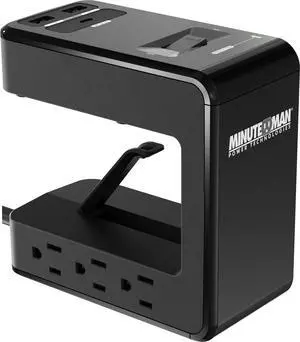 Minuteman MMS-DSK6U3 Surge Module, 1080J, USB Charger MMS 6-outlet   U-Shaped Surge Protector