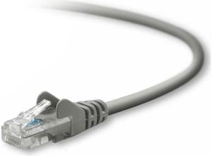 Belkin A3L791-02-S 2 ft. Cat 5E Gray Snagless Molded Patch Cable