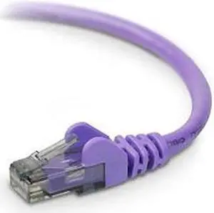 Belkin A3L980-10-PUR-S 10 ft. Cat 6 Purple High Performance Snagless Patch Cable