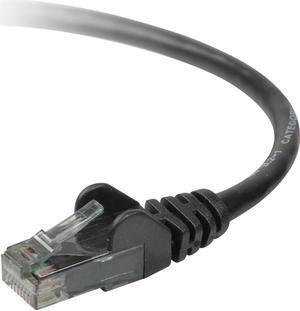 Belkin A3L980-08-BLK-S 8 ft. Cat 6 Black UTP Patch Cable