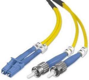 Belkin F2F802L0-03M 9.84ft 8.3/125 Singlemode ST/LC Duplex  Fiber Optic Cable Male to Male