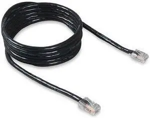 Belkin A3L781-03-BLK 3 ft. Cat 5E Black Patch Cable