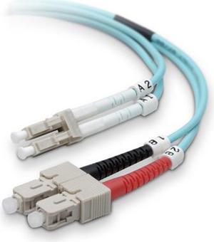 Belkin F2F402L7-10M-G 32.81 ft. Multimode LC/SC Duplex MMF, 50/125