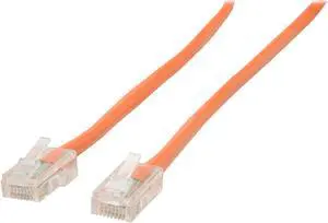 Belkin A3L791-05-ORG-S 5 ft. Cat 5E Orange Network Cable -Snagless Molded