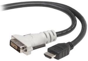 Belkin F2E8171-03-SV 3 ft. Black HDMI to DVI-D HDMI to DVI Video Cable Male to Male