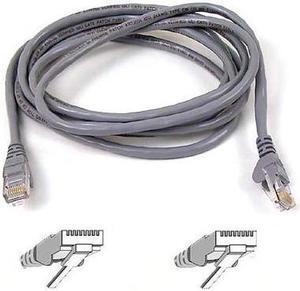Belkin A3L980-100-S 100 ft. Cat 6 Gray High Performance UTP Patch Cable
