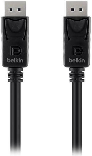Belkin F2CD000B10-E 10 ft Black Connector on First End: 1 x DisplayPort Male
Connector on Second End: 1 x DisplayPort Male DisplayPort to DisplayPort Cable Male to Male