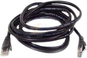 Belkin TAA791-03-BLK-S 3 ft. Cat 5E Black Molded Snagless UTP Patch Cable