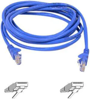 Belkin A3L9002-25-BLUS 25 ft. Cat 6 Blue Premium Snagless Patch Cable