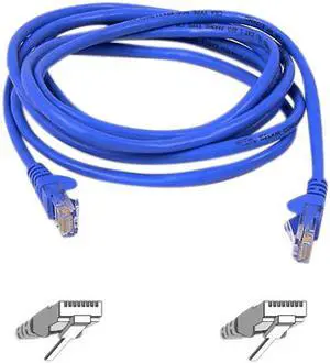 Belkin A3L9002-03-BLUS 3 ft. Cat 6 Blue Premium Snagless Patch Cable