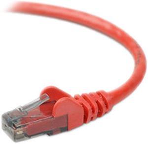 Belkin A3L980-01-RED-S 1 ft. Cat 6 Red Snagless Networking Cable