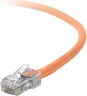 Belkin A3L791-03-ORG 3 ft. CAT5e Ethernet Patch Cable, RJ45, M/M - Orange Belkin A3L791-03-ORG 3 ft. CAT5e Ethernet Patch Cable, RJ45, M/M - Orange