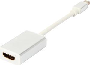 SYBA SY-ADA33014 6" Mini DisplayPort v1.2 to HDMI v1.4b 4K Adapter Audio/3D Video Cable