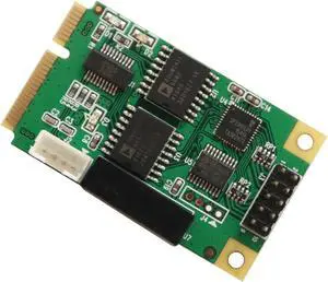 SYBA SI-MPE15062 Full Size Mini PCIe card or USB 2.0 1 Port Serial DB9 RS232 / 422 / 485 Adapter SYBA SI-MPE15062 Full Size Mini PCIe card or USB 2.0 1 Port Serial DB9 RS232 / 422 / 485 Adapter