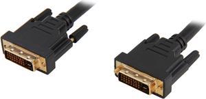 Link Depot DVI-10-DD Black 2 x DVI 24-pin (Others Also Call 25-Pin or 24+1 Pin) Male Male to Male DVI-D Male to DVI-D Male Dual Link Cable - OEM