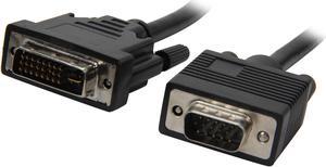 Link Depot DVI-10-VGA Black Male to Male DVI To VGA Cable