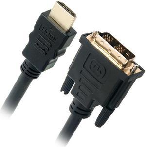 Omni Gear DVI-2-HDMI 6 ft. HDMI to DVI Cable  Male to Male Black