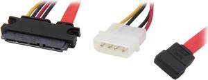 Link Depot LD-SATA-0.5C 6 in. SATA Cable with Power Adapter