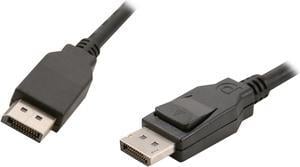 Link Depot DIS-3-MM 3 ft. Black DisplayPort Male to DisplayPort Male DisplayPort Cable - M/M Male to Male