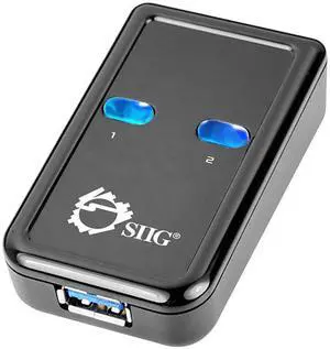 SIIG JU-SW0012-S1 USB 3.0 Switch 2-to-1 SIIG JU-SW0012-S1 USB 3.0 Switch 2-to-1