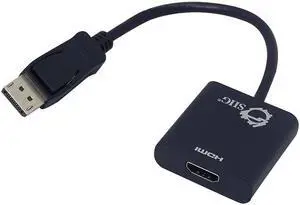 SIIG CB-DP0Q11-S1 DisplayPort to HDMI Adapter Converter