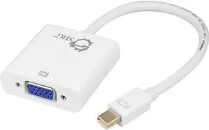 SIIG CB-DP0R11-S1 Mini DisplayPort to VGA Adapter Converter