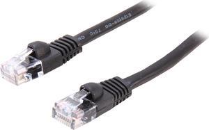 C2G 15196 Cat5e Cable - Snagless Unshielded Ethernet Network Patch Cable, Black (7 Feet, 2.13 Meters)