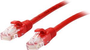 C2G 15197 Cat5e Cable - Snagless Unshielded Ethernet Network Patch Cable, Red (7 Feet, 2.13 Meters)