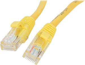 C2G 15198 Cat5e Cable - Snagless Unshielded Ethernet Network Patch Cable, Yellow (7 Feet, 2.13 Meters)