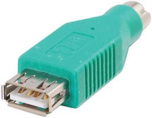 C2G 35700 USB to PS/2 Adapter, Green