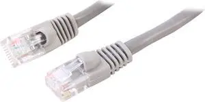 C2G 15177 Cat5e Cable - Snagless Unshielded Ethernet Network Patch Cable, Gray (3 Feet, 0.91 Meters)
