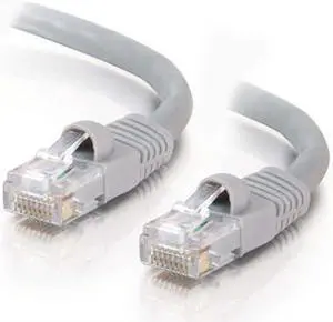 C2G 15199 Cat5e Cable - Snagless Unshielded Ethernet Network Patch Cable, Gray (10 Feet, 3.04 Meters)