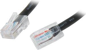 C2G 22695 Cat5e Cable - Non-Booted Unshielded Ethernet Network Patch Cable, Black (10 Feet, 3.04 Meters)