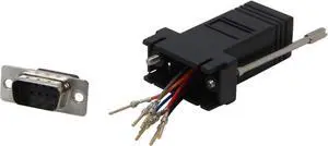 C2G 02947 RJ45 to DB9 Male Serial RS232 Modular Adapter, Black C2G 02947 RJ45 to DB9 Male Serial RS232 Modular Adapter, Black