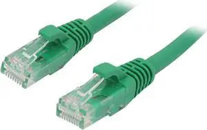 C2G 27172 Cat6 Cable - Snagless Unshielded Ethernet Network Patch Cable, Green (7 Feet, 2.13 Meters)