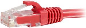 C2G 27186 Cat6 Cable - Snagless Unshielded Ethernet Network Patch Cable, Red (50 Feet, 15.24 Meters)