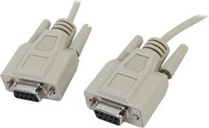 C2G/Cables To Go 03045 10 ft. Db9 F/F Null Modem Cable