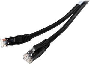 C2G 27150 Cat6 Cable - Snagless Unshielded Ethernet Network Patch Cable, Black (1 Foot, 0.30 Meters)