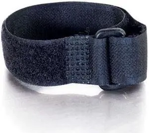 C2G 29854 11in Hook-and-Loop Cable Management Straps - Black - 12pk