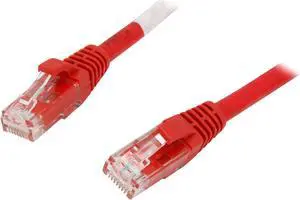 C2G 31355 Cat6 Cable - Snagless Unshielded Ethernet Network Patch Cable, Red (35 Feet, 10.66 Meters)