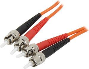 C2G 05575 2m ST/ST Duplex 62.5/125 Multimode Fiber Patch Cable - Orange