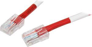 C2G 26690 Cat5e Crossover Cable - Non-Booted Unshielded Network Patch Cable, Red (10 Feet, 3.04 Meters)